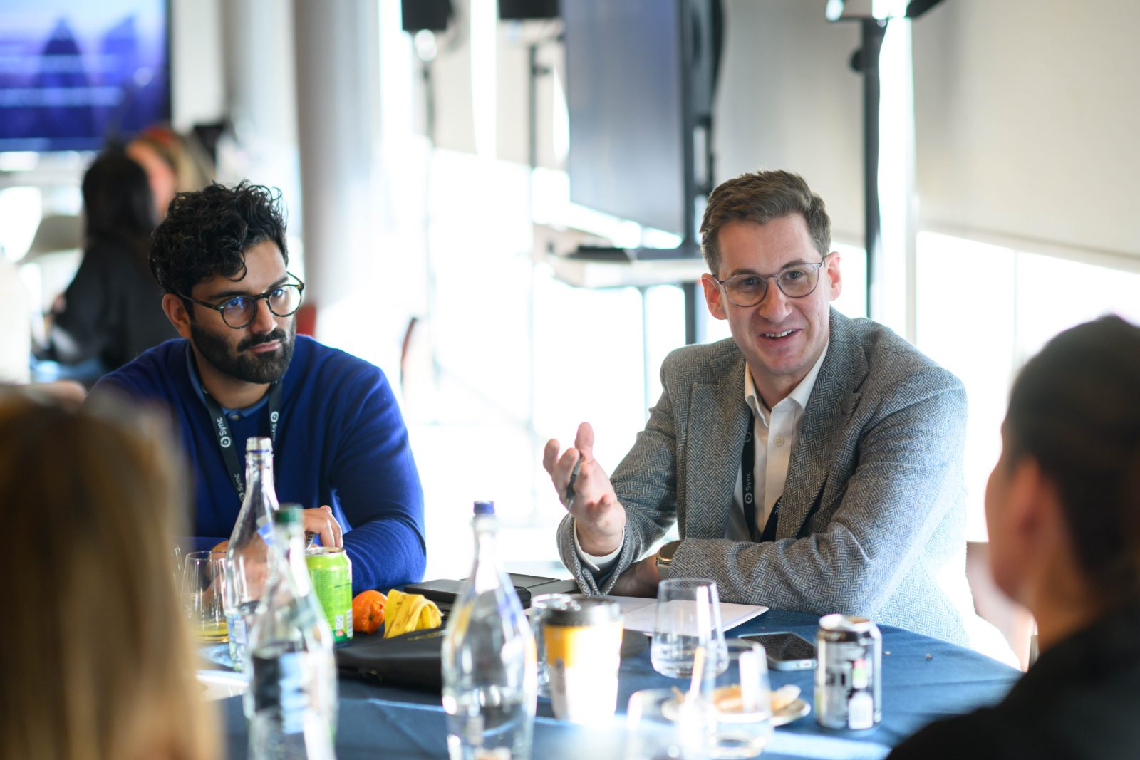 James Jameson in conversation at a CEO roundtable
